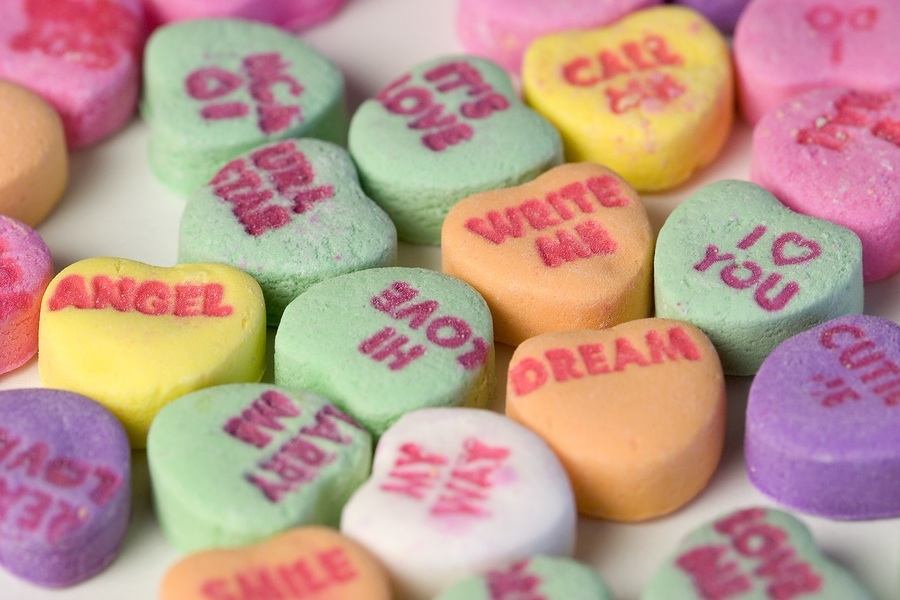 They're still the most-bought candy on Valentine's Day. I don't know that's true. I just read it on the internet.