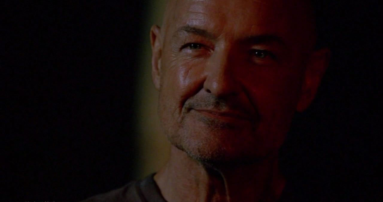 I Googled "Look of satisfaction." I got John Locke from "Lost." Fine. We'll go with that.